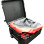 Load image into Gallery viewer, Open case with remote-controlled auto-inflate stretcher ready for rapid deployment in rescue situations.
