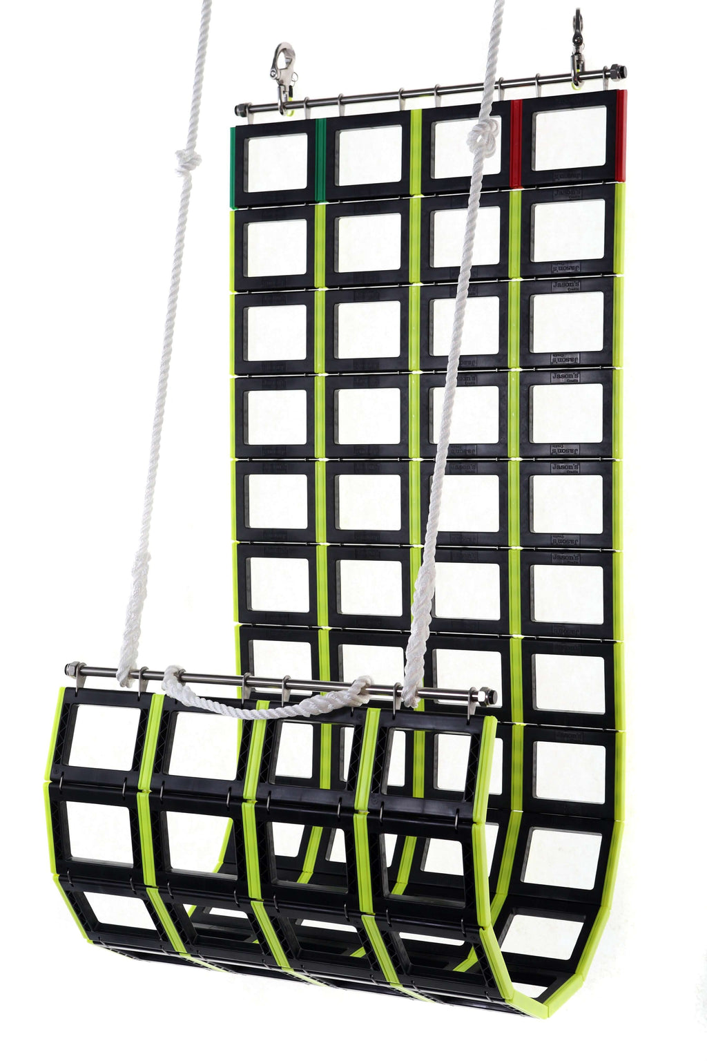 Jason's Cradle man overboard recovery system showcasing the safety cradle design for efficient rescue operations.