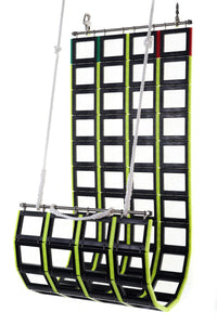 Jason's Cradle man overboard recovery system showcasing the safety cradle design for efficient rescue operations.